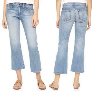 Joe’s Mid Rise Light Wash Mid Rise Cropped Flare Jean NWT